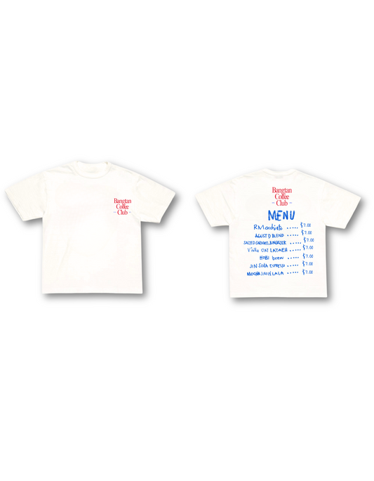 Bangtan Coffee Club Menu Tee