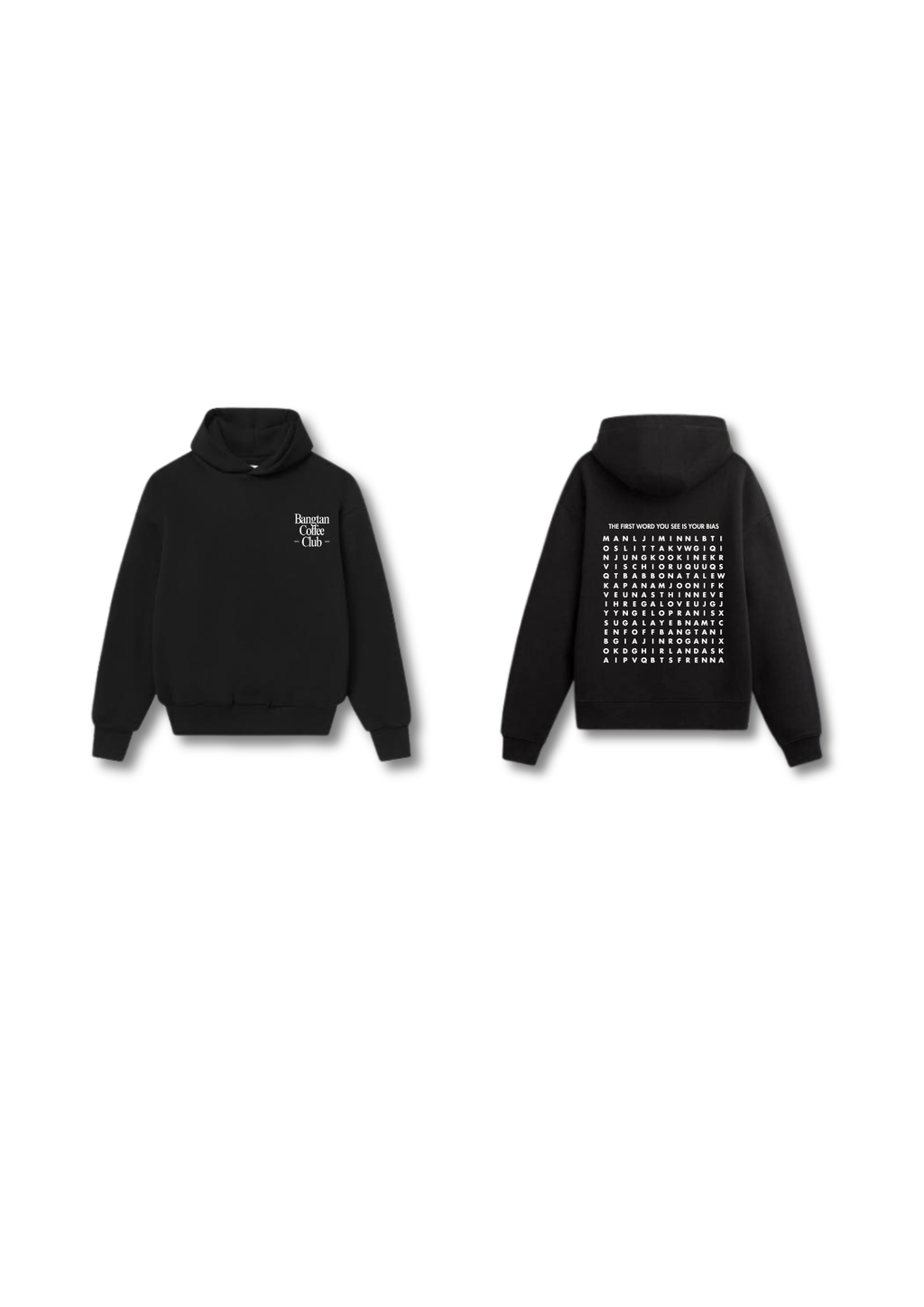 Find your bias hoodie